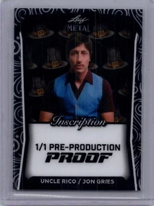 Uncle Rico Jon Gries 2024 Leaf 1/1 Pre Production Proof - Picture 1 of 1