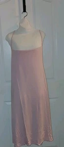 Damen-Nachthemd zartrosa Übergröße 4X (28/30) ärmellos verstellbare Träger neu mit Etikett - Bild 1 von 9