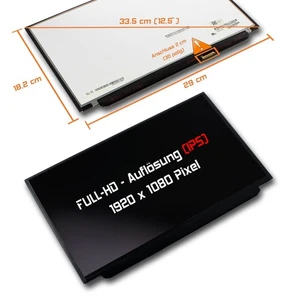 12,5" LED Display matt passend für Lenovo ThinkPad X260 IPS Full-HD 1920x1080 - Bild 1 von 1