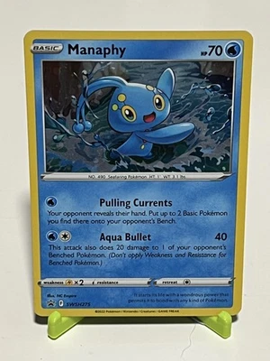 Pokemon Manaphy SWSH275 Sword & Shield Promo Cards Cosmo Holo NM Condition - Image 1 of 2