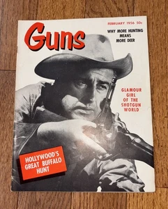 1956 Februar GUNS MAGAZIN - STEWART GRANGER - ROY ROGERS - Bild 1 von 2