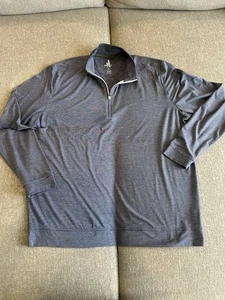 Johnnie-O 1/4 Zip Men’s XL Blue White Performance Pullover Golf Surf Active - Picture 1 of 7