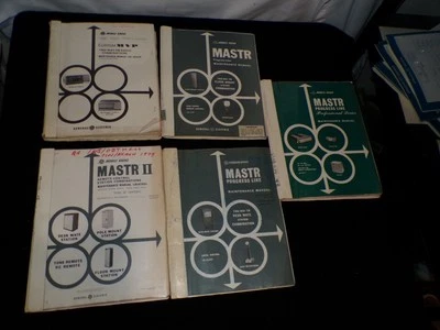 5 GE Mobile Radio MASTR Progress Line Maintenance Manuals LBI30163B, LBI4788G, + - Image 1 of 4