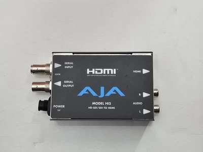 AJA Video System Hi5 HD-SDI/SDI to HDMI Mini Converter w/o Power Cable - Image 1 of 4