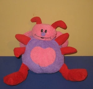 Peluche Animal Adventure Pink Heart Tummy LadyBug 2009 día de San Valentín - Imagen 1 de 1