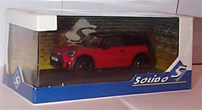 SOLIDO 1/43 DIECAST BMW Mini Cooper JCW F56 2023 Red Black Trim  S4315001 - Image 1 of 2
