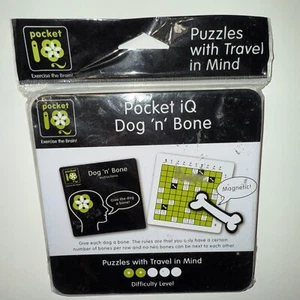 Pocket IQ DOG 'N' BONE MAGNETIC GAME NEW SEALED - Picture 1 of 4