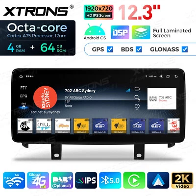 4G Octa-Core Android 14 Car Play Stereo GPS Navi 4+64G For BMW X5 F15 X6 F16 EVO - Image 1 of 4