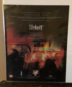 2004 SLIPKNOT Self-Titled Album Release Excellent Color Print Ad (MH211) - Picture 1 of 2