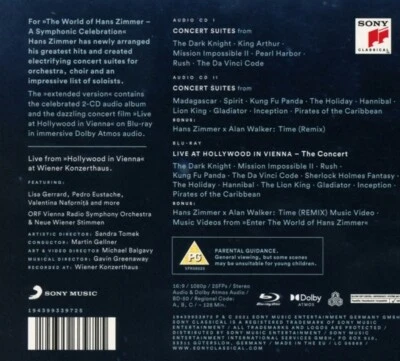 HANS ZIMMER - THE WORLD OF HANS ZIMMER-EXTENDED VERSION  2 CD+BLU-RAY NEU - Bild 1 von 2