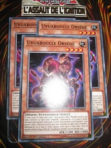 YU-GI-OH! PLAYSET (LOT DE 3) UVUABOUCLE OBSEDE IGAS-FR028 NEUF EDITION 1 MINT - Picture 1 of 1