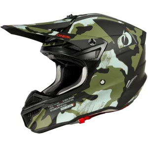 ONEAL 2025 SERIES 5SRS CAMO V.23 BLK/GRN MX HELMET ON0628244 Size Large - Picture 1 of 4