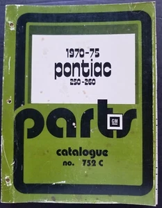 Pontiac Catalina/Bonneville/Safari 1970-74 catálogo de libros de piezas de fábrica - canadiense - Imagen 1 de 6