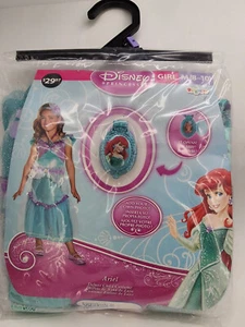 ARIEL DELUXE CHILD COSTUME DISNEY PRINCESS GIRL M (8-10) WALMART EXCLUSIVE - Picture 1 of 5