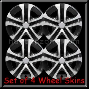 17" Toyota Rav4 Replacement hubcaps Silver Black Rav 4 Wheel Covers 2016-2017 - Picture 1 of 3