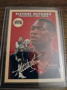 2000-01 Fleer Tradition Glossy - Dikembe Mutombo Arena Card RARE! #/25000 - Picture 1 of 2