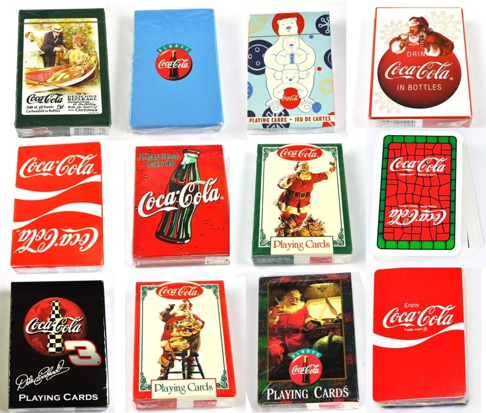 1 Packung USA Spielkarten - Coca-Cola Coke Motive zur Auswahl Kartenspiel