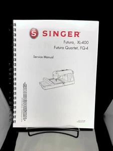 Singer Futura XL-400 Quartet FQ-4 SERVICE MANUAL Color Reprint - Picture 1 of 4