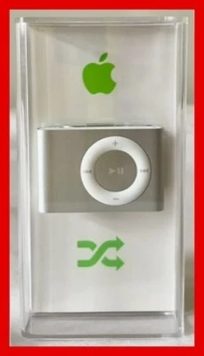 NEW iPod SHUFFLE  1GB Silver 2nd Gen  Model A1204  MA564LL/A   Sealed Retail Box - Image 1 of 4