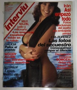 Revista Interviú, Nº185, noviembre 1979, Verónica Lujan, como en las cavernas - Imagen 1 de 1