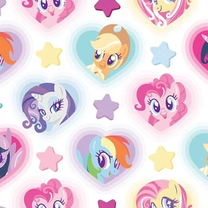 BTHY Hasbro My Little Pony Magic Friends Herz Baumwollstoff von half Yard 66314 - Bild 1 von 1