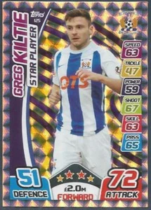 TOPPS MATCH ATTAX SPL-2017-18- #125-KILMARNOCK-GREG KILTIE-STAR PLAYER-FOIL - Picture 1 of 1