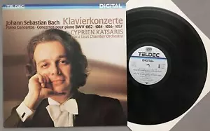 Q709 Bach Piano Concertos Katsaris Rolla Teldec 6.43208 AZ Digital Stereo - Picture 1 of 3