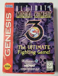Ultimate Mortal Kombat 3 Sega Genesis (with box) - Picture 1 of 8