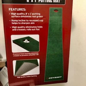 Odyssey 8'x 1' Indoor Putting Mat - Picture 1 of 5