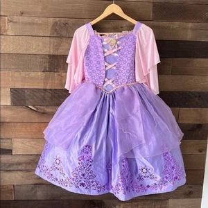 Disney Princess Girl's Rapunzel Tangled Dress Halloween Costume - Picture 1 of 8