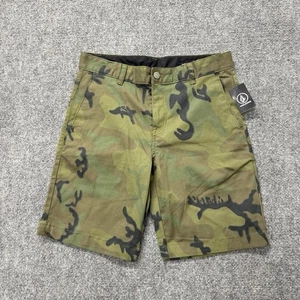 NWT Volcom Shorts Men’s 30 Chino Camouflage Stretch 100% Cotton Skater Y2K - Picture 1 of 17