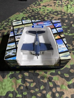 Franklin Mint 1/48 Armour Collection USN F6F Navy Hellcat WWII WW2 Diecast Plane - Image 1 of 4