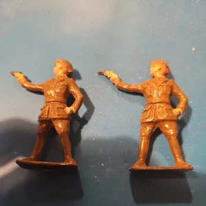 vintage JOHILLCO British Army Hollow cast figures WW1 2 x sergeant lot 3 - Picture 1 of 9