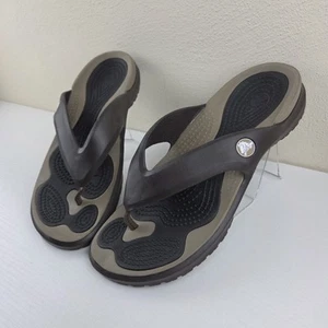CROCS Ergonomic MASSAGE DIMPLES Fllp Flop BEACH SANDALS - Unisex: M 10 / W 12 US - Imagen 1 de 11