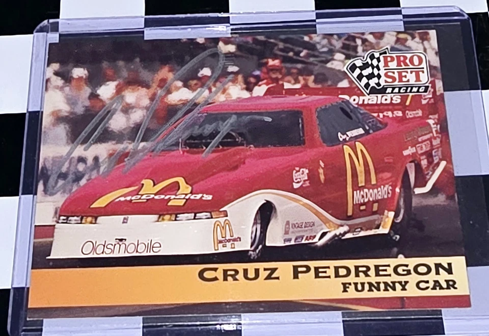克鲁兹·佩德里贡签名 NHRA 赛车卡麦当劳 CP01 — 第 1/1 张图片