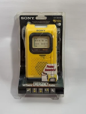 Sony Emergency Radio ICF-B08W  AM/FM/Weather Band battery Or Self Powered New! - Image 1 of 2
