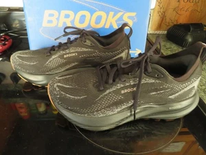 Neu mit Etikett Herren schwarz & grau Brooks Glycerin 22 Tennisschuhe, Größe 8 - Bild 1 von 5