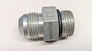 Nuevo Adaptador Hidráulico 3/4", 3/4" JIC 37° Flare x 3/4 ORB, 6400-12-12 - Imagen 1 de 5