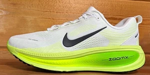 Men's Size 9.5 - Nike Air Zoom Vomero 18 Running Shoes (NO LID) ELECTRIC GREEN - Picture 1 of 6