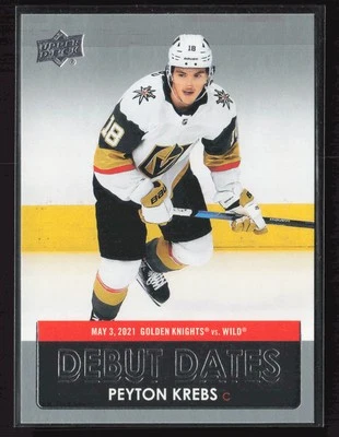2021-22 Upper Deck - Debut Dates - #DD-14 Peyton Krebs - Image 1 of 2