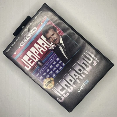 Jeopardy! Sega Genesis Boxed Complete with Instruction Manual - Very Good - Image 1 of 2