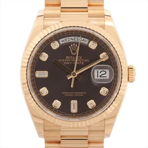 Rolex Day-Date 128238A YG AT Gray-Face - Picture 1 of 9