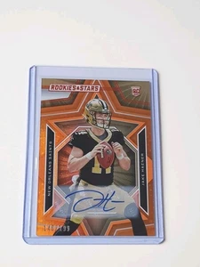 Panini Rookies & Stars 2023 Jake Haener Saints Rookie RC Orange Auto NFL /199 - Picture 1 of 2