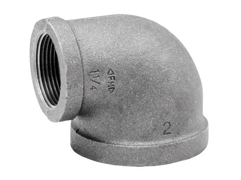 Anvil 8700125555 Galvanized Malleable Iron 90 Degree Elbow 1x1/2in. NPT Female - Image 1 of 1