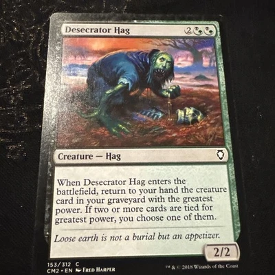 MTG Magic the Gathering Desecrator Hag (193/320) Commander HP - Image 1 of 3
