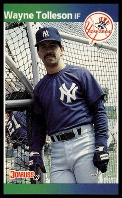 1989 Donruss #659 Wayne Tolleson - Image 1 of 2