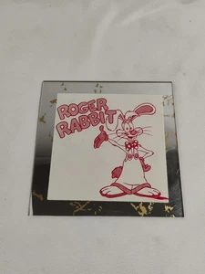Espejo de premio de vidrio de carnaval Roger Rabbit From Who enmarcado Roger Rabbit 6"x6" - Imagen 1 de 3