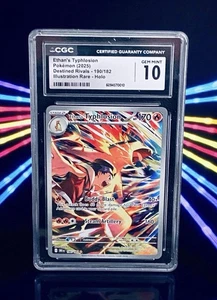 Pokemon Ethan’s Typhlosion 190/182 CGC Gem Mint 10/Destined Rivals: Holo 🔥🔥 - Picture 1 of 3