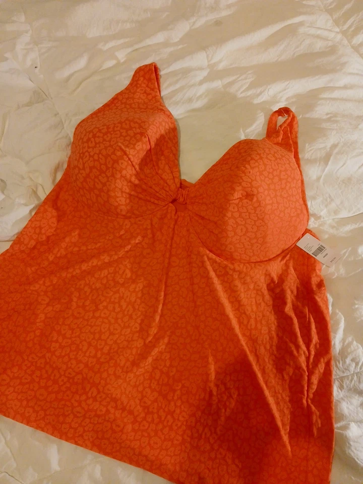 Lane Bryant женщин плавать юбка ярко-розовый, 46 DDD, новый с Ярлыками - Изображение 1 из 4