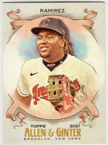 2021 Topps Allen & Ginter Baseball Jose Ramirez No. 77 Cleveland Indians - Bild 1 von 2